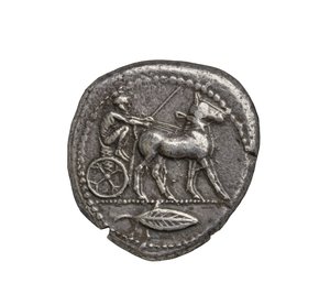 Zankle-Messanaの古代ギリシャの銀貨、紀元前480年（銀）